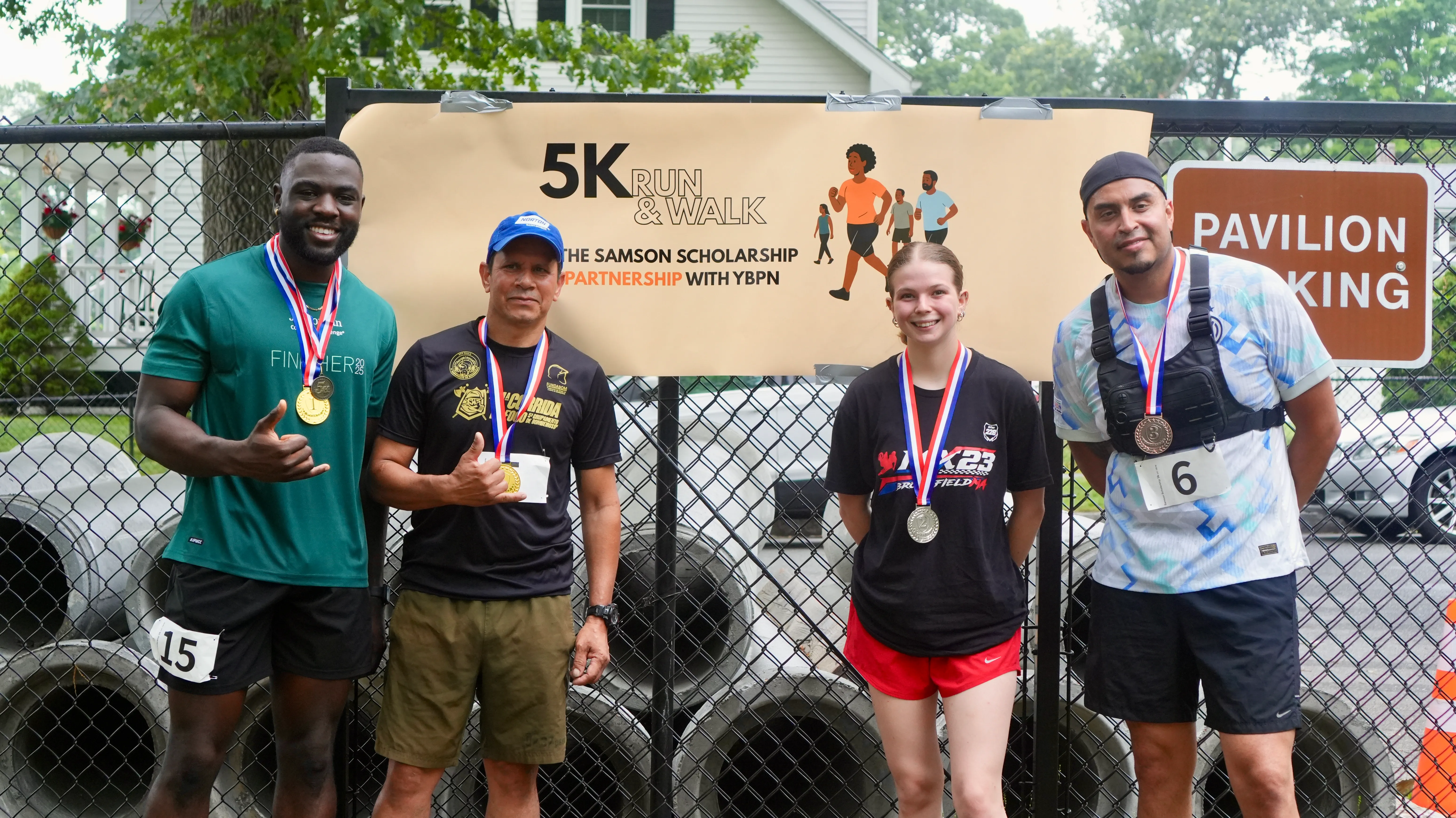 2025 Samson Foundation 5K — community on the course