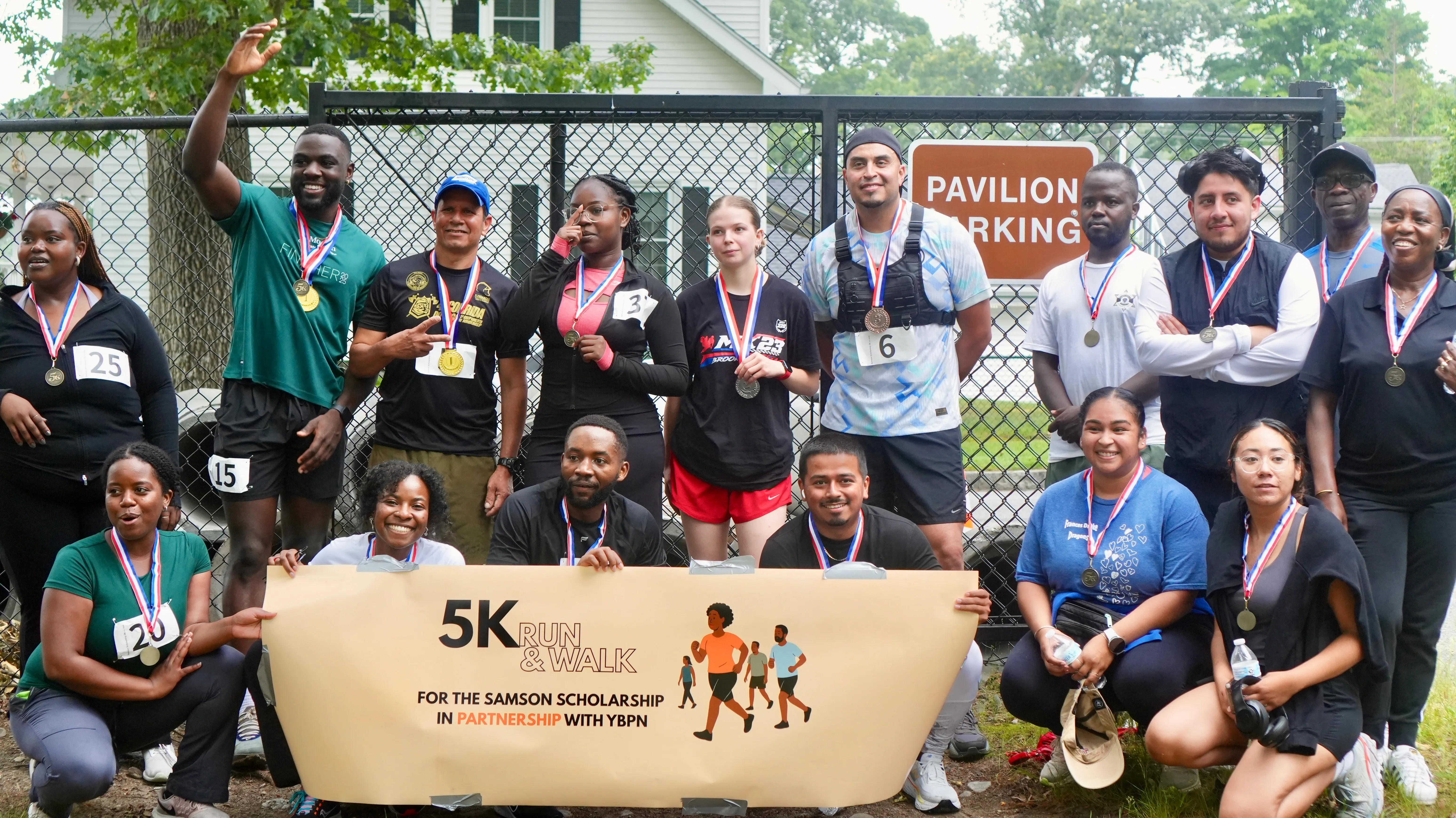 2025 Samson Foundation 5K — together at the finish